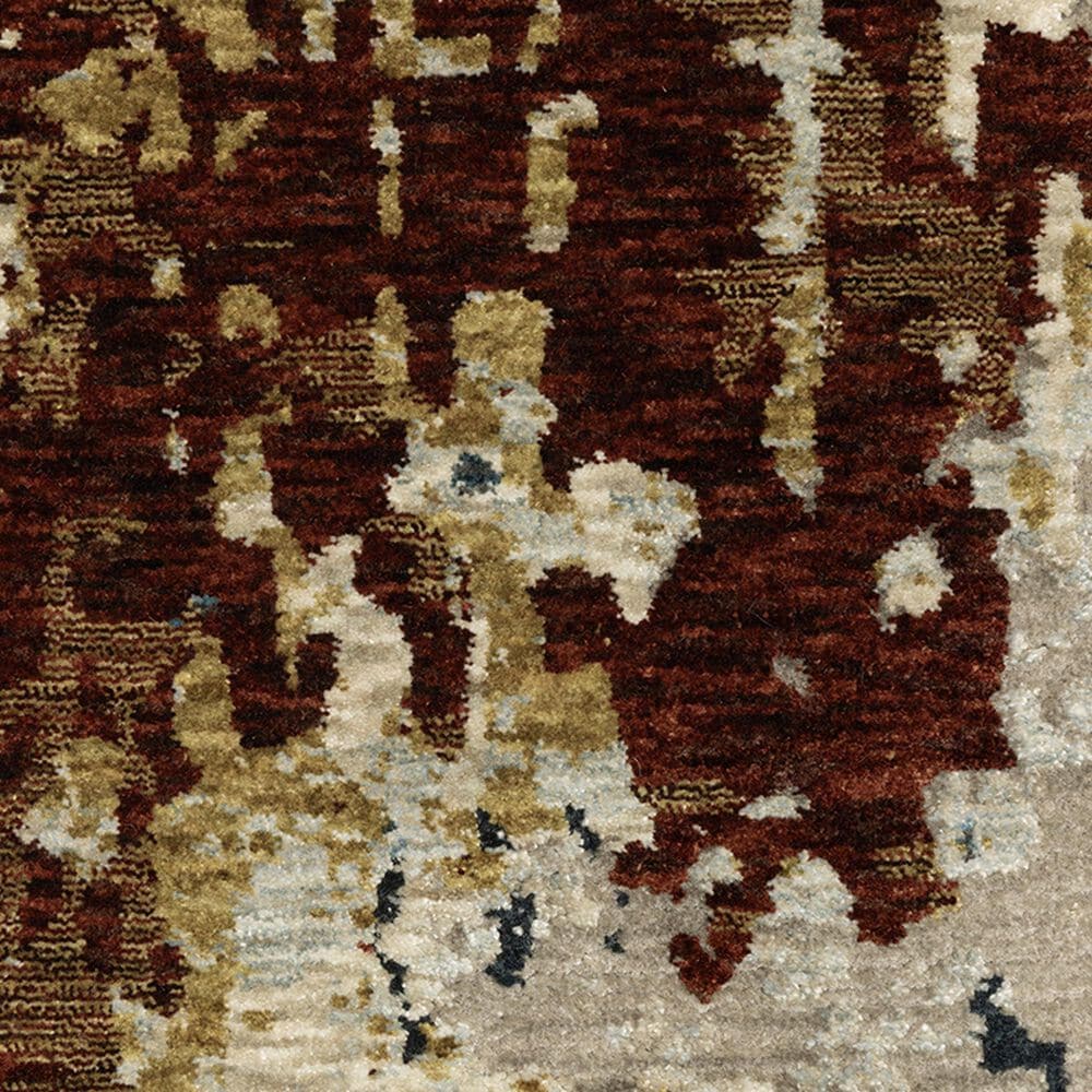 Oriental Weavers Capella Abstract Beige and Multicolor 6&#39;7&quot; x 9&#39;6&quot; Area Rug, , large