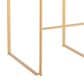 Lumisource Fuji Stackable Barstool with Grey Faux Leather in Gold (Set of 2), , large