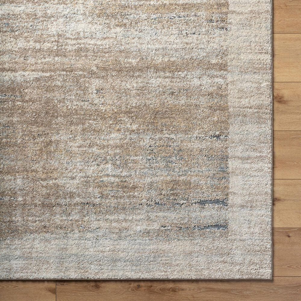 Surya Avellino 2&#39;7&quot; x 7&#39;3&quot; Light Beige, Tan, Light Gray, Deep Teal and Gray Runner, , large