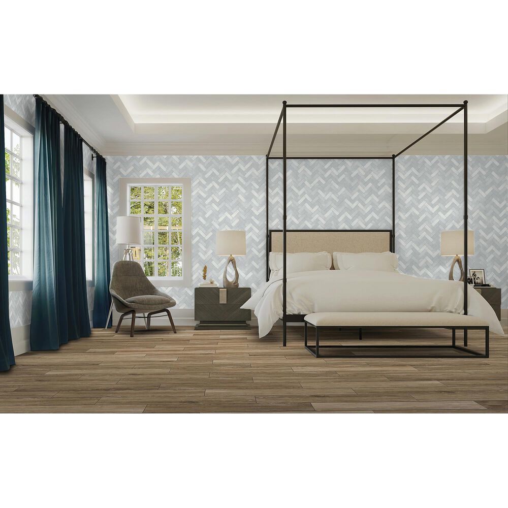 Dal-Tile Gamma Mystic 10&#39;&#39; X 15&#39;&#39; HERRING Natural Stone Mosaic Sheet, , large
