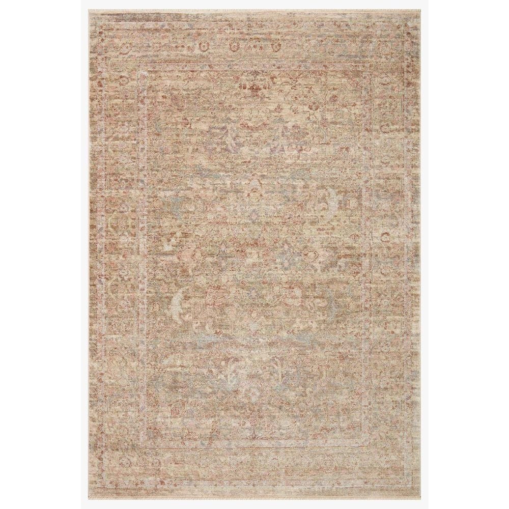 Loloi Sonnet 2"6" x 4" Moss and Natural Area Rug, , large