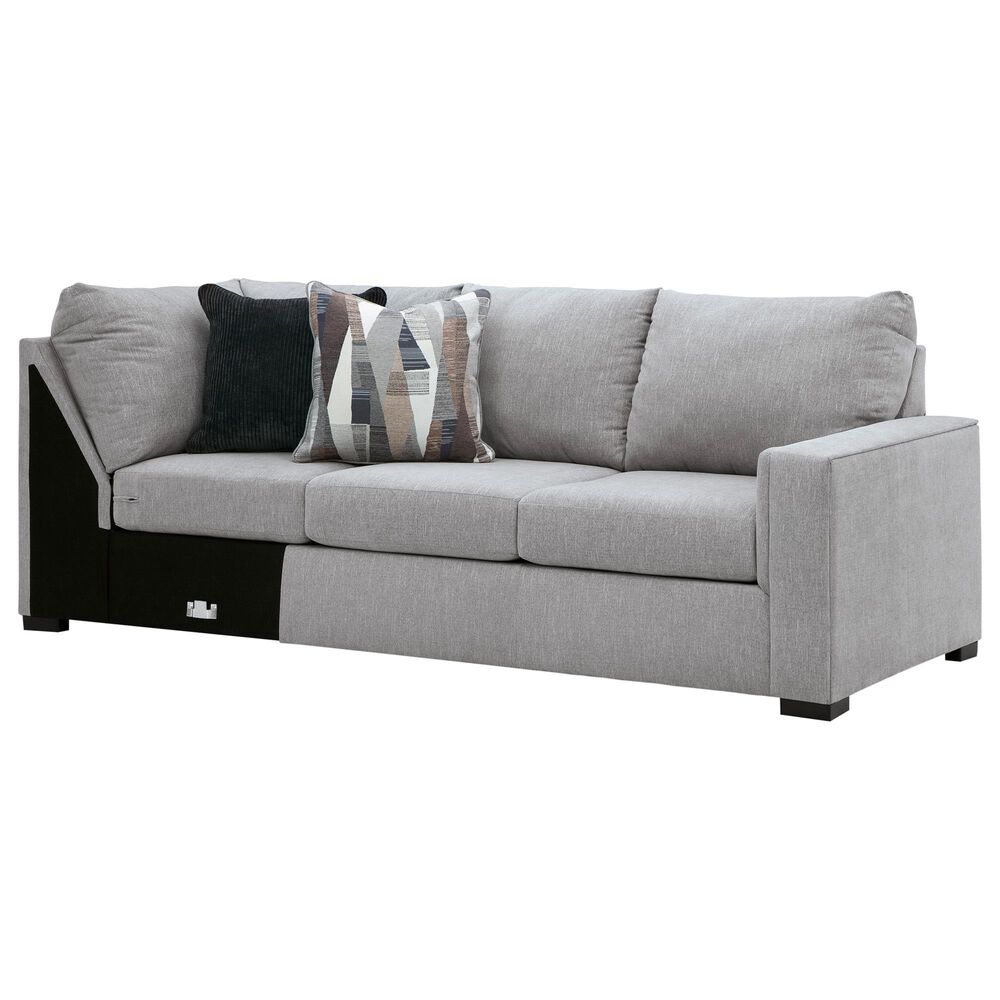 Ashley Lakepoint 2-Piece U-Shaped Sectional with Left-Facing Chaise in Nickel, , large