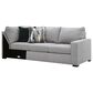 Ashley Lakepoint 2-Piece U-Shaped Sectional with Left-Facing Chaise in Nickel, , large
