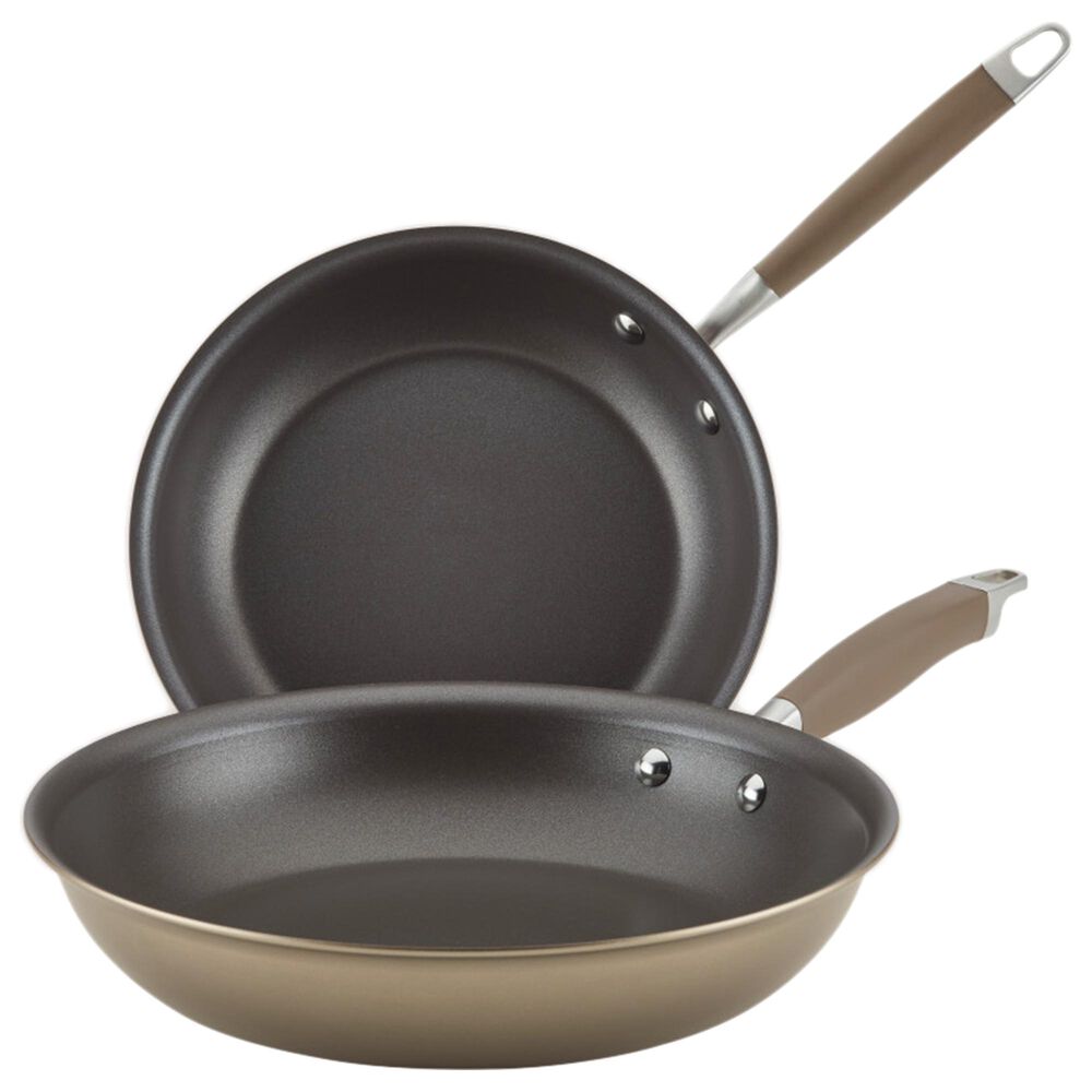Anolon 2-Piece Open Skillets in Bronze, , large