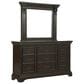Nicolette Home Caldwell 3 Piece Queen Panel Bedroom Set in Deep Brown, , large