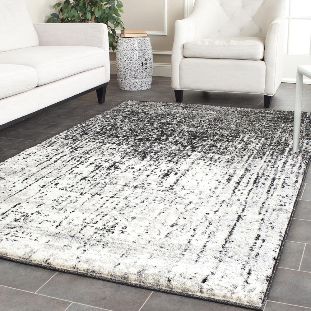 Safavieh Retro RET2770-9079-10 10&#39; x 14&#39; Black/Light Grey Area Rug, , large
