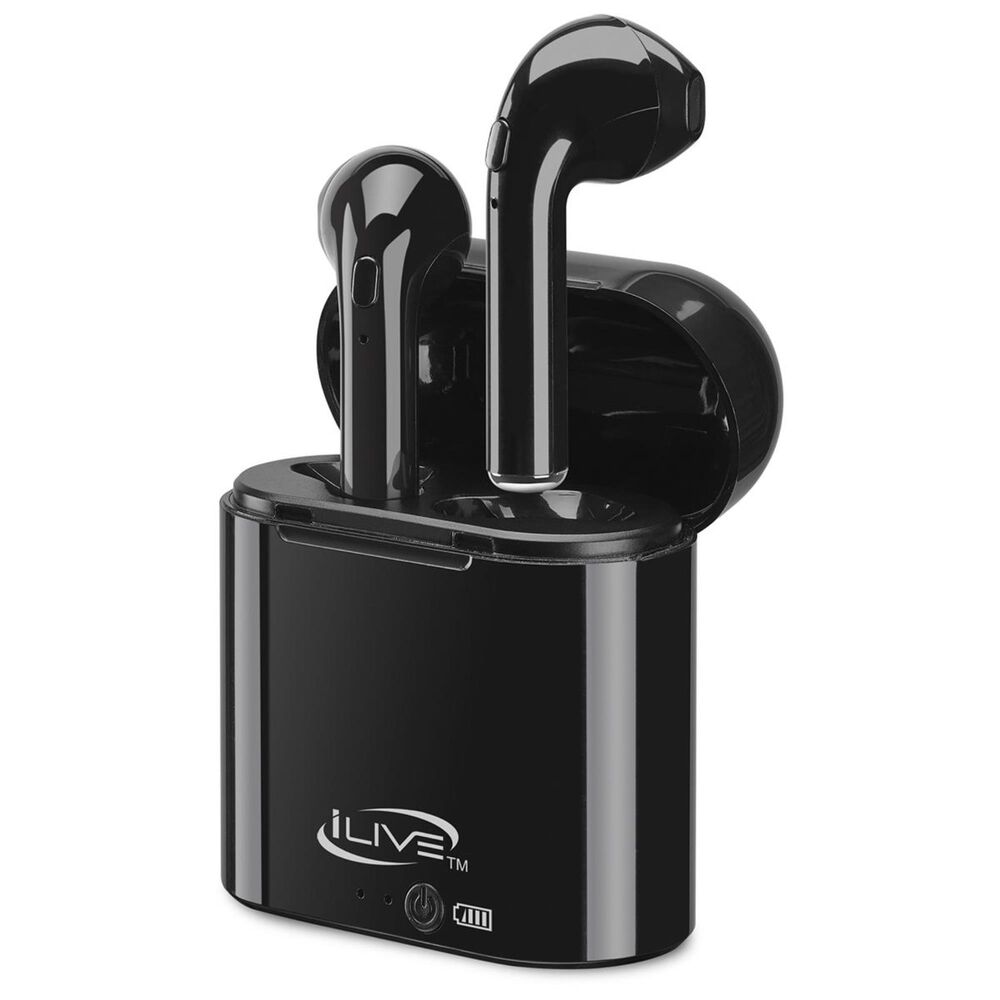 iLive True Wireless Bluetooth Earbuds in Black, , large