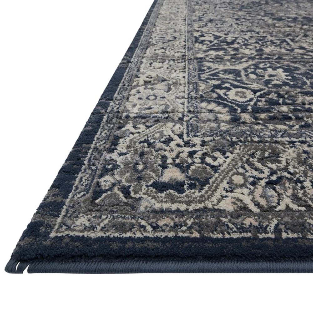 Magnolia Home Everly VY-02 2&#39;7&quot; x 4&#39; Grey and Midnight Area Rug, , large