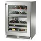 Perlick Outdoor Signature Series 5.2 Cu. Ft. Dual Zone Wine Reserve with Glass Door and Right Hinge in Stainless Steel, , large