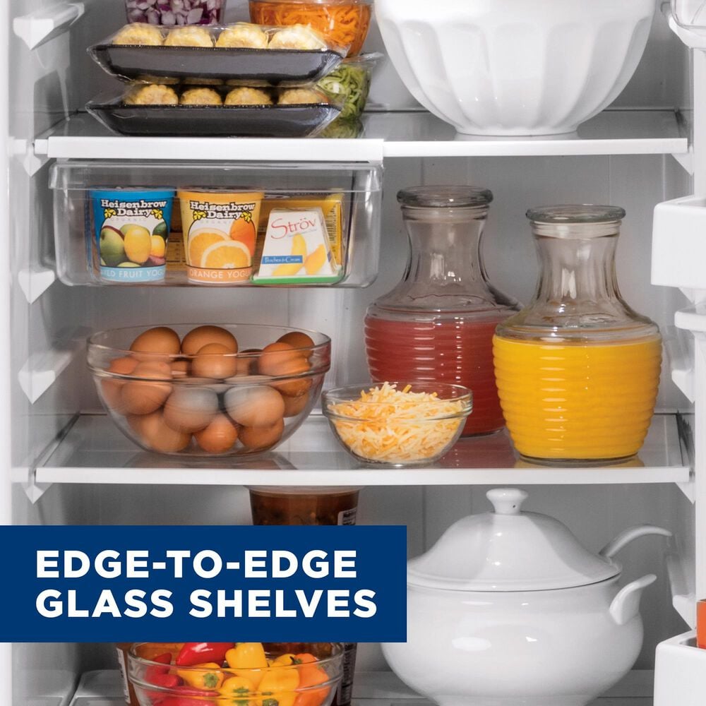 GE Appliances 19.2 Cu. Ft. Top Freezer Refrigerator Energy Star with Reversible Door in Stainless Steel, , large