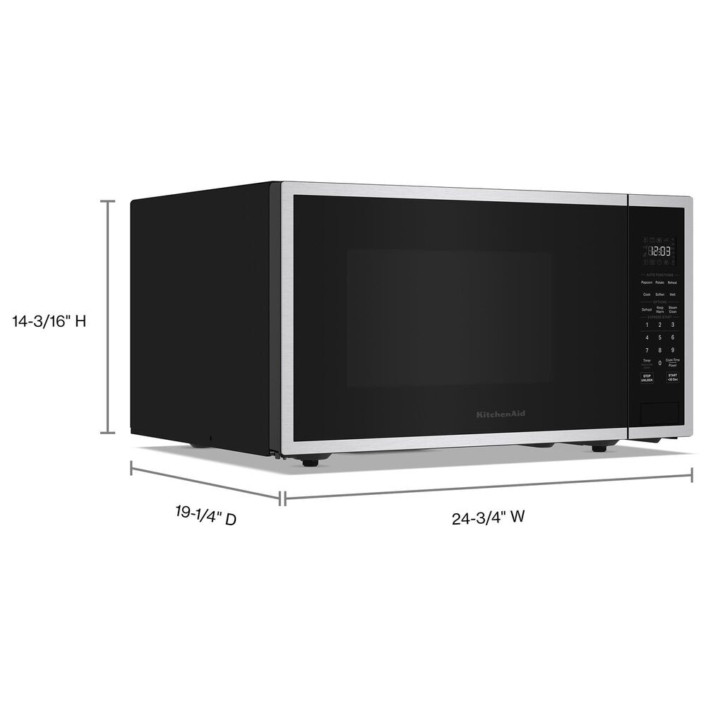 KitchenAid 2.2 Cu. Ft. Countertop Microwave in Stainless Steel, , large