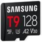 Samsung 128GB T9 UHS-I microSDXC Memory Card in Black, , large