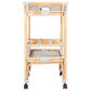 Butler Selena Bar Cart in Grey and White, , large