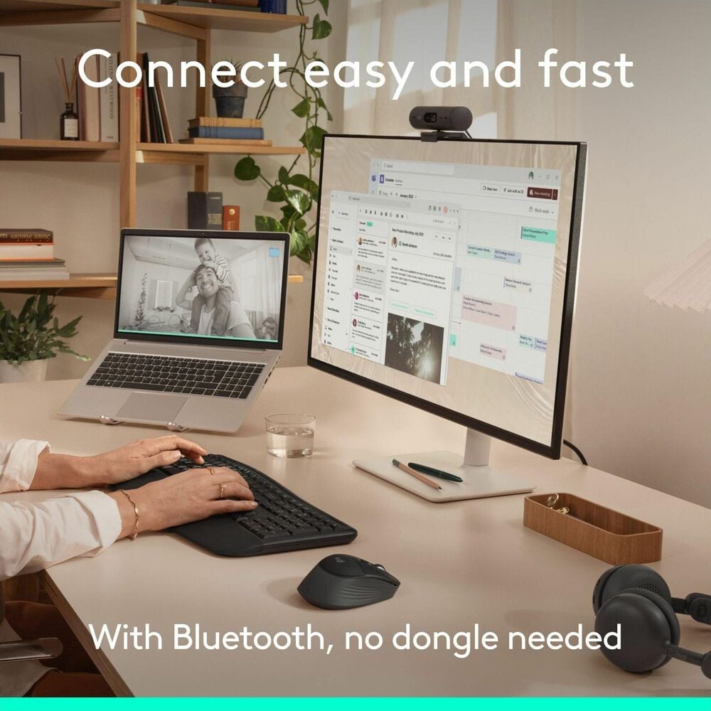 Logitech Signature Comfort Plus Wireless Mouse in Black, , large