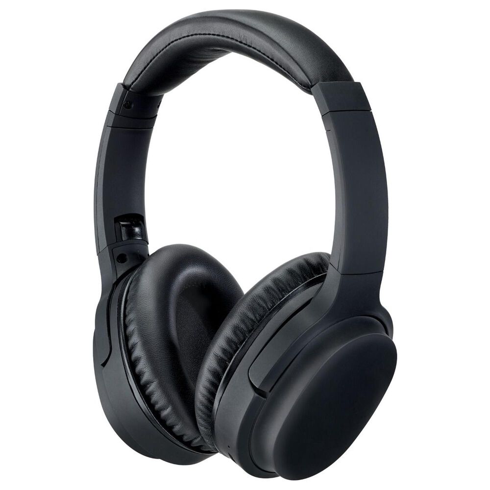 iLive Active Noise Cancellation Bluetooth Headphones in Black, , large