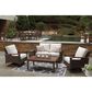 Signature Design by Ashley Paradise Trail Swivel Lounge Chair Set of 2 in Medium Brown, , large