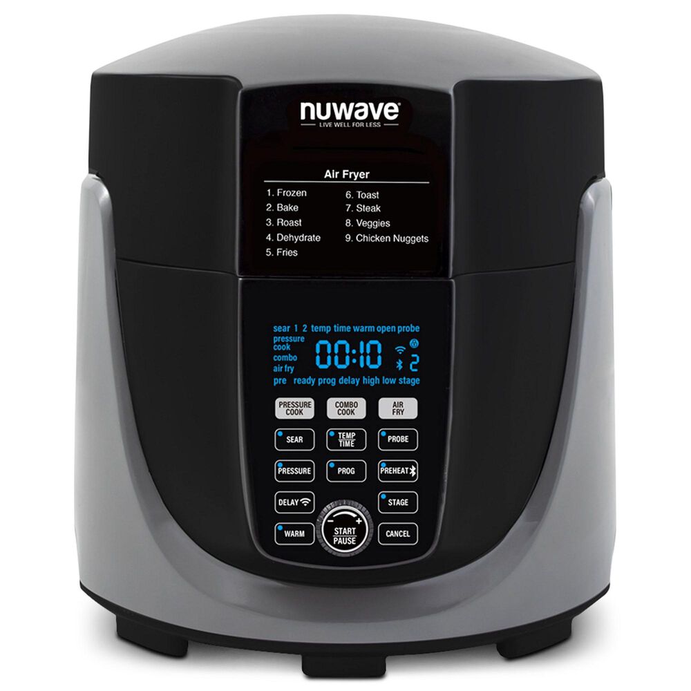 NuWave Duet Air Fryer-Pressure Cooker Combo in Gray