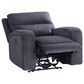 Steve Silver Lovell Power Recliner in Charcoal, , large