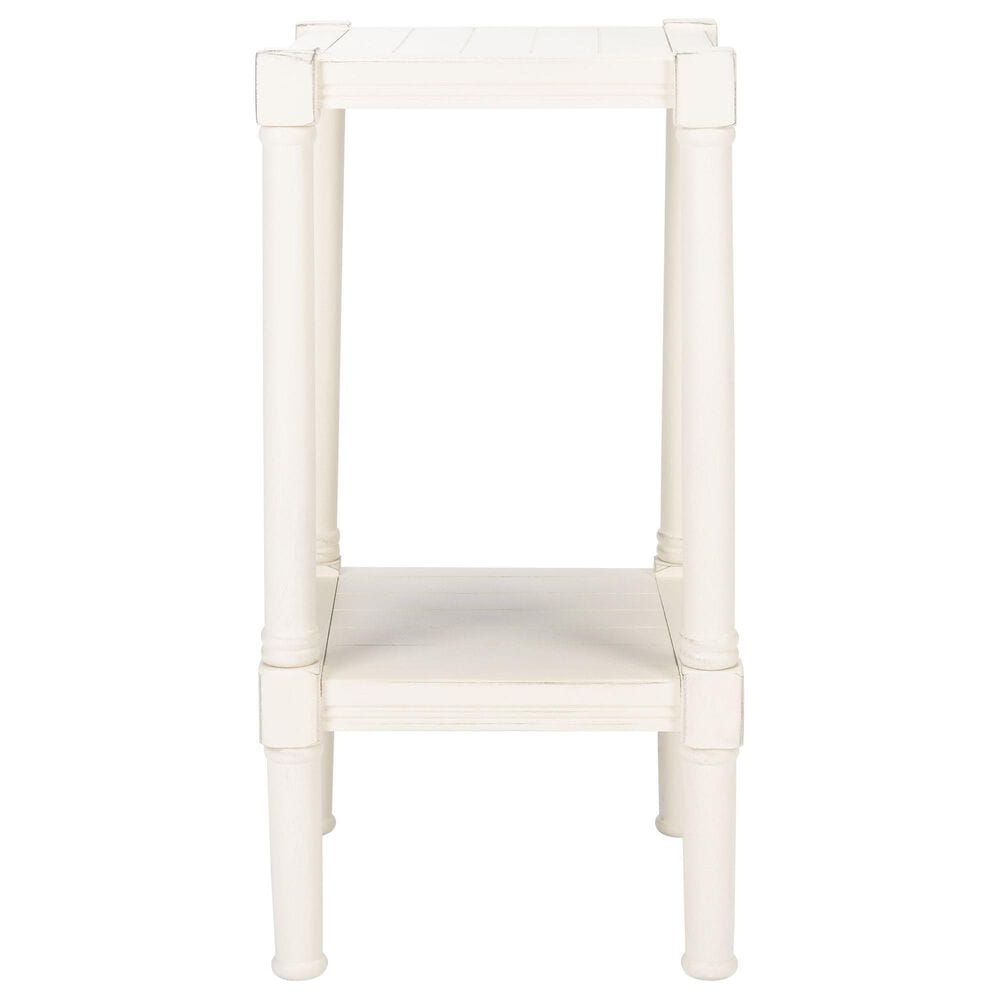 Safavieh Rafiki Accent Table in Distressed White, , large