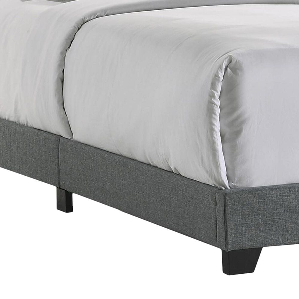 Hawthorne Furniture Addyson Upholstered Twin Bed in Gunmetal, , large