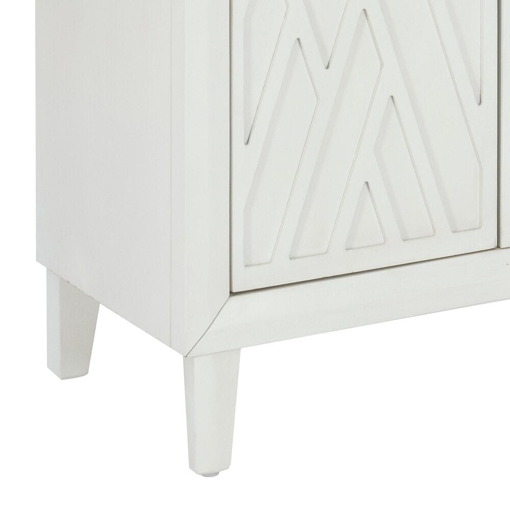 Linden Boulevard 3 Door Cabinet in White, , large