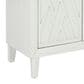 Linden Boulevard 3 Door Cabinet in White, , large
