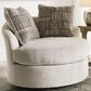 Ashley Soletren Swivel Accent Chair in Stone, , large