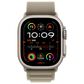 Apple Watch Ultra 2 GPS + Cellular, 49mm Titanium Case with Olive Alpine Loop - Small, , large