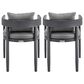 Blue River Argiope Outdoor Dining Chair in Dark Gray (Set of 2), , large