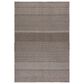 Harounian Rugs Kilim Casablanca 6" x 9" Brown and Natural Area Rug, , large
