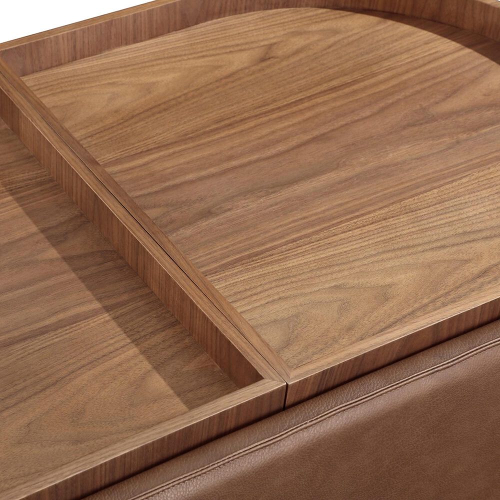 Urban Home Yeal Coffee Table in Medium Brown, , large