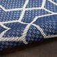 Nourison Horizon HOZ01 Navy 6" x 9" Indoor/Outdoor Area Rug, , large