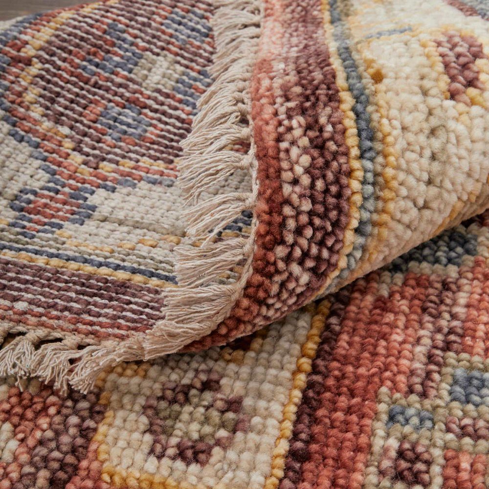 Feizy Fillmore 3&#39; x 5&#39; Rust and Beige Area Rug, , large