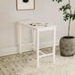 Linon Home Decor Claridge Bar Height Pub Table in Bright White - Table Only, , large