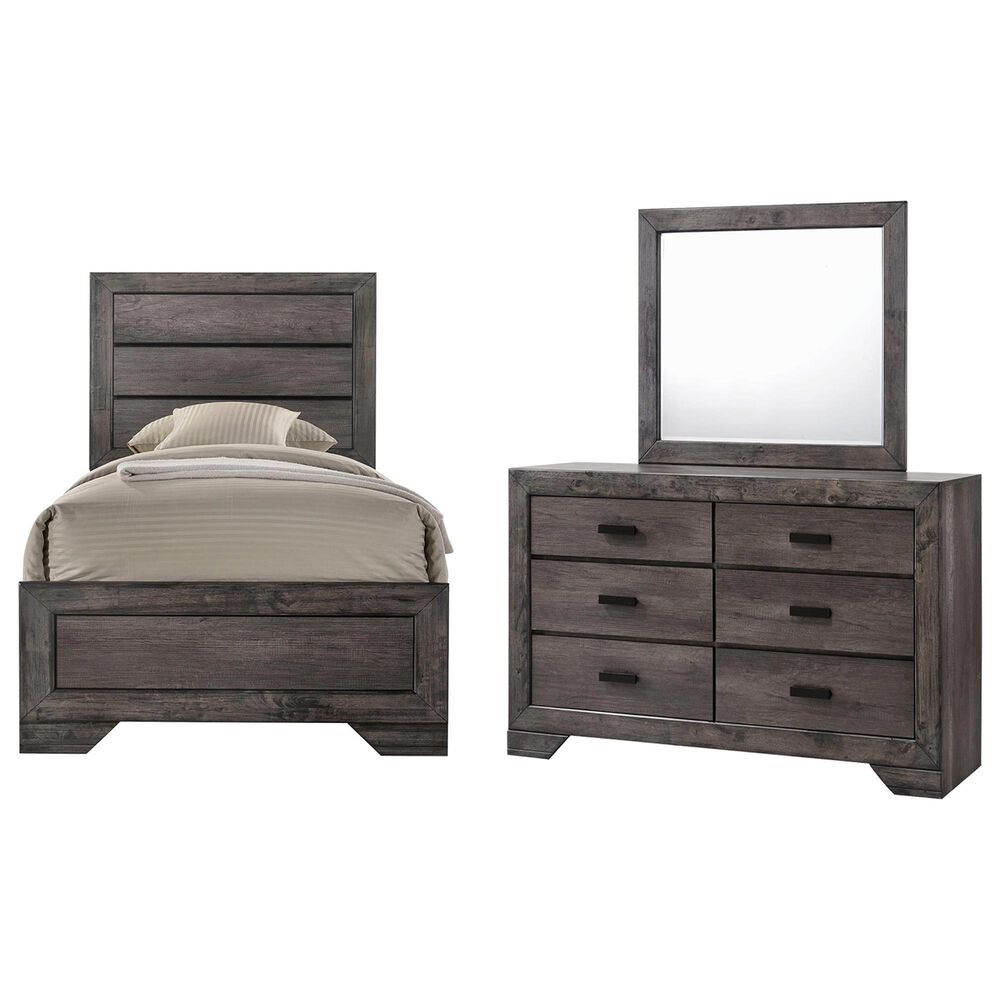 Mayberry Hill Nathan 3-Piece Twin Bedroom Set in Gray Oak, , large