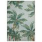 Loloi Botanical Sky and Green 2"5" x 7"8" Indoor/Outdoor Runner, , large