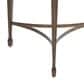 Lexington Home Brands Montecito Catalonia Round Side Table in Chaparral and Bronze, , large