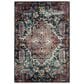 Safavieh Monaco MNC252J-3 3" x 5" Blue/Fuchsia Area Rug, , large