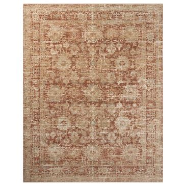 Loloi Heritage 4" x 6" Brick and Multicolor Area Rug, , large