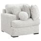 Ashley Cuddle Plush 2-Piece Stationary Right Facing Sectional with Chaise in Arctic, , large