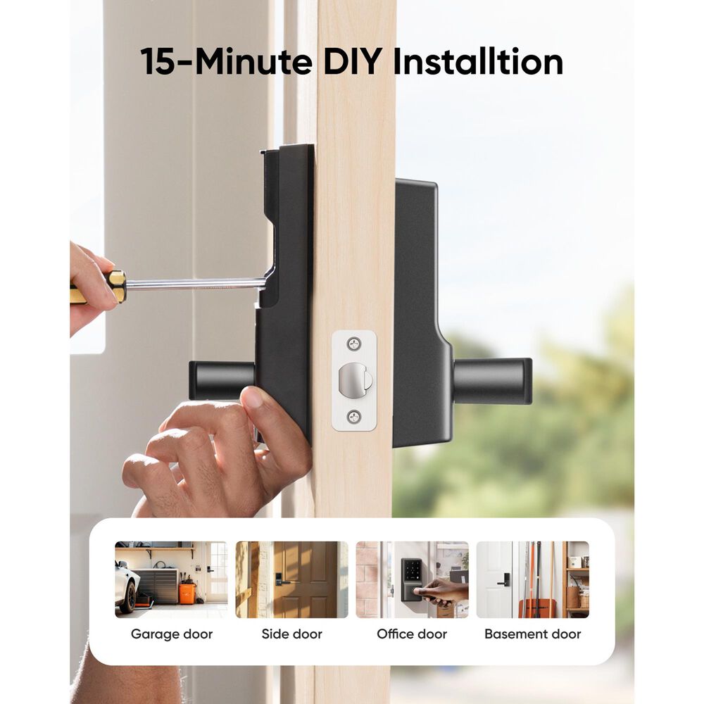eufy Smart Lever Lock C33 in Black, , large