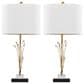 LumiSource Crystal Buds Table Lamp in Black, Clear and Gold (Set of 2), , large