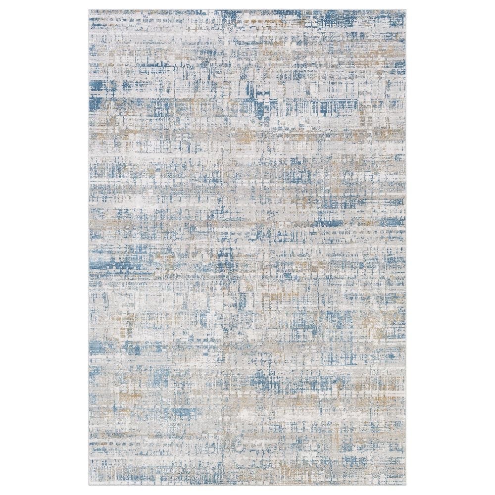 Surya Carmel 2" x 3" Camel, Mustard and Aqua Area Rug, , large