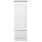 Belle Furnishings Abbey Park Mirrored Door Chest in White, , large