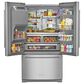 KitchenAid 2-Piece Kitchen Package with 26.8 Cu. Ft. Refrigerator and 24" Built In Pocket Handle Dishwasher in Stainless Steel, , large