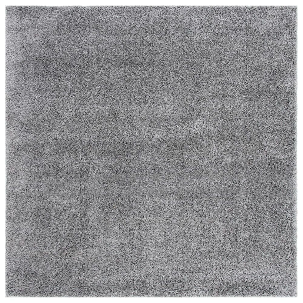 Safavieh August Shag AUG522G 6"7" Square Grey Area Rug, , large