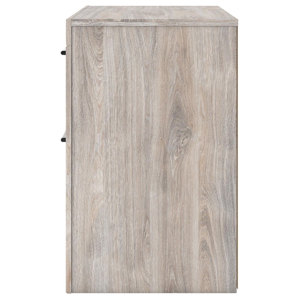 Ashley Broachmyn Twin Bed with Dresser and Nightstand in Light Gray, , large