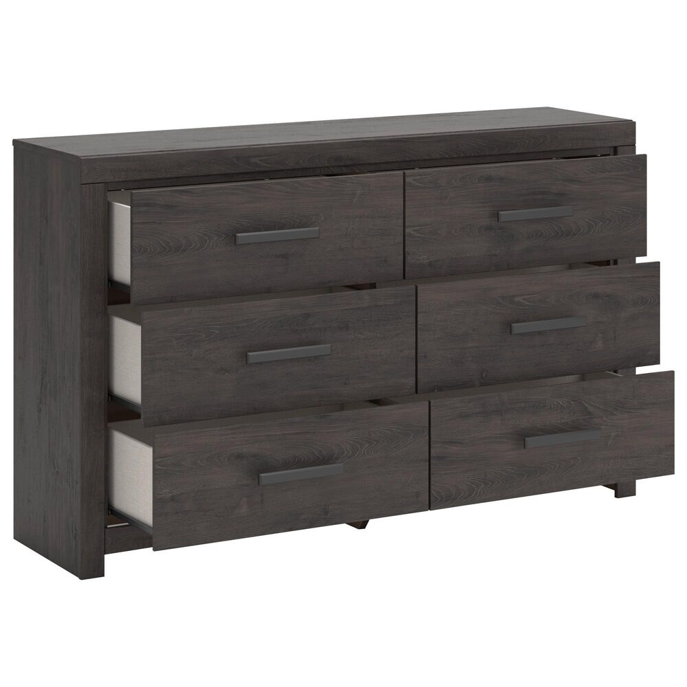 Ashley Prendonea 6-Drawer Dresser in Dark Charcoal, , large