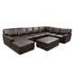 Marlowe Home 4-Piece Stationary Right Facing Sectional in Pancho Walnut, , large