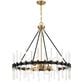 Savoy House Santiago 8 Light Pendant in Matte Black, , large